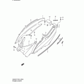 Схема вузла: Бічні панелі (Model y) для Suzuki AN400 Burgman (EU analogue of SkyWave)