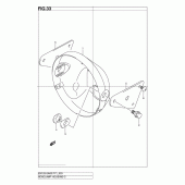 Схема вузла: Кожух фари для Suzuki EN125