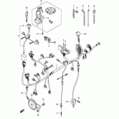 Схема вузла: Електропроводка (Model k4 e24) для Suzuki DL650 V-Strom