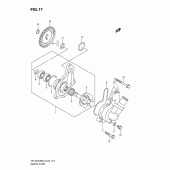 Схема узла: Водяной насос для Suzuki DR-Z400 DR-Z400SM