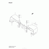 Схема вузла: Захист рук (Опція) для Suzuki AN400 Burgman (EU analogue of SkyWave)