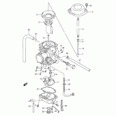 Схема вузла: Карбюратор (Model r/s) для Suzuki DR350
