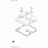 Схема узла: Клапанная крышка для Suzuki DR-Z400 DR-Z400S