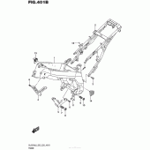Схема вузла: Рама (Dl650Al6 E33) для Suzuki DL650 V-Strom
