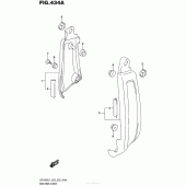 Схема вузла: Side Rear Cover (Vzr1800L7 E28) для Suzuki VZR1800 Boulevard M109R BOSS