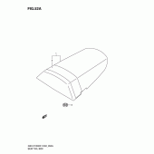 Схема узла: Заглушка сиденья пассажира (Gsx-r1000k2) для Suzuki GSX-R1000