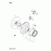 Схема вузла: Привід стартера Suzuki LS650 Boulevard S40