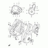 Схема вузла: Кришки картера для Suzuki DR350
