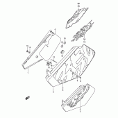 Схема вузла: Бічні панелі (Model n/p/r/s) для Suzuki DR350