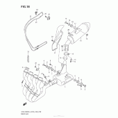 Схема узла: Выхлопная система для Suzuki GSX-R600