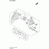 Схема узла: Задний тормозной суппорт (Gsx-S750Al5 E28) для Suzuki GSX-S750