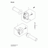 Схема узла: Пульт управления рулевой (Model k5/k6) для Suzuki DR-Z400 DR-Z400SM
