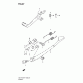 Схема узла: Подставка для Suzuki GSX-R1000
