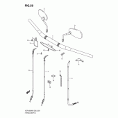 Схема узла: Руль & Тросики (Model k6/k7/k8) для Suzuki VZR1800 Intruder M1800R/ Boulevard M109R