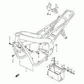 Схема узла: Рама для Suzuki GS500