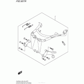 Схема вузла: Центральна підставка для Suzuki DL650 V-Strom