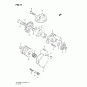 Схема вузла: Масляний насос для Suzuki DR-Z400 DR-Z400S