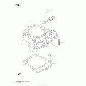 Схема узла: Цилиндр для Suzuki RM-Z250