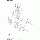 Схема вузла: Важіль прогресії (Gsx1300Ral6 E33) для Suzuki GSX1300 Hayabusa
