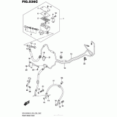 Схема вузла: Front Brake Hose (Gsx1300Ral5 E33) для Suzuki GSX1300 Hayabusa