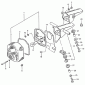 Схема вузла: Задній ліхтар (Стоп-сигнал) (E22) для Suzuki TS125