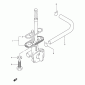 Схема узла: Топливный кран для Suzuki DR125