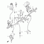 Схема вузла: Електропроводка Suzuki VX800 VX800