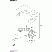 Схема узла: Заглушка сиденья пассажира (For Pgz) (Vzr1800Bzl7 E33) для Suzuki VZR1800 Boulevard M109R B.O.S.S