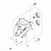Схема вузла: Фара для Suzuki GSX-R1000