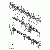 Схема узла: Трансмиссия для Suzuki GSX-R750