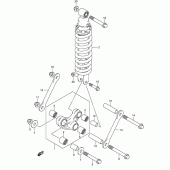 Схема вузла: Важіль прогресії для Suzuki SV650