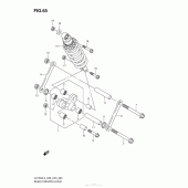 Схема вузла: Важіль прогресії (Vz1500L3 E28) для Suzuki VZ1500 Boulevard M90