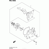 Схема узла: Водяной насос для Suzuki VZR1800 Boulevard M109R B.O.S.S