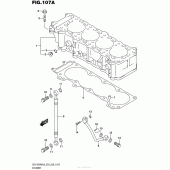 Схема вузла: Циліндр для Suzuki GSX1300 Hayabusa