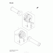 Схема узла: Пульт управления рулевой для Suzuki GSX1300 Hayabusa