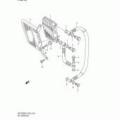 Схема вузла: Олійний охолоджувач для Suzuki DR-Z250