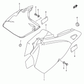 Схема вузла: Бічні панелі (Model k3/k4) для Suzuki DR-Z400 DR-Z400S