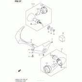 Схема узла: Поворотники для Suzuki VZ800 Boulevard M50
