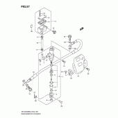 Схема узла: Задний тормозной цилиндр для Suzuki DR-Z400 DR-Z400SM