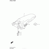 Схема вузла: Заднє крило для Suzuki DR-Z70