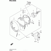 Схема вузла: Фара для Suzuki LS650 Boulevard S40