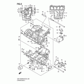 Схема вузла: Картер двигуна для Suzuki GSX1300 B-King