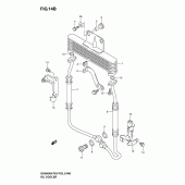 Схема вузла: Олійний охолоджувач (Gs500f) для Suzuki GS500
