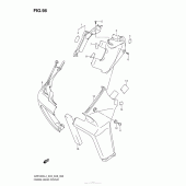 Схема узла: Накладки рамы (Vzr1800Zl4 E33) для Suzuki VZR1800 Boulevard M109R