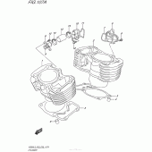 Схема узла: Цилиндр для Suzuki VZ800 Boulevard M50
