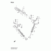Схема узла: Распредвал & Клапан для Suzuki DR200 DR200SE
