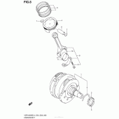 Схема вузла: Колінчастий вал & Поршень для Suzuki VZR1800 Boulevard M109R BOSS