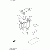 Схема вузла: Кріплення акумулятора (Sfv650L5 E33) для Suzuki SFV650 Gladius
