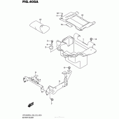 Схема вузла: Кріплення акумулятора Suzuki VZR1800 Boulevard M109R