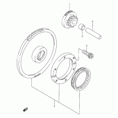 Схема узла: Привод стартера для Suzuki VZ800 Marauder